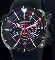 Momo Design Watches MD1005BK-04RD-BKRB