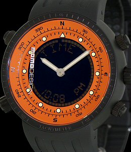 Momo Design Watches MD182-BK-EXP-02-OR