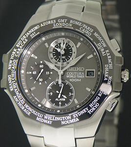 seiko coutura watches timer wrist