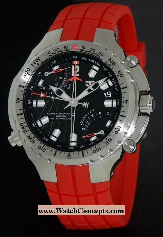 Tx Technoluxury Compass Flyback wrist watches - Black Dial