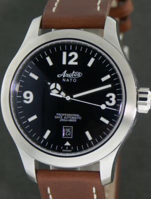 Arctos Nato Field wrist watches - Nato Field On Leather Strap 110-02.