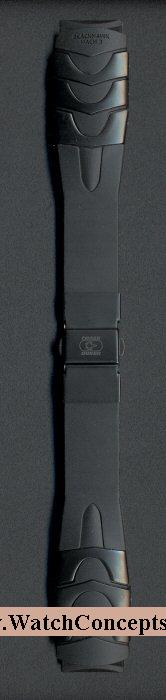Chase Durer Watchbands Black Blackhawk Mach 3 155bra Blk