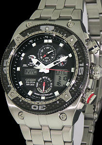 Citizen Pilot wrist watches - Promaster Carbon A-T 200m JY0075-54E.