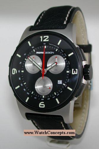 Momodesign Pilot wrist watches - Pilot MD-064-02BK-SL.