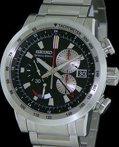 Seiko Spring Drive Caliber 5r86 wrist watches - Spring Drive Chronograph  SPS003.