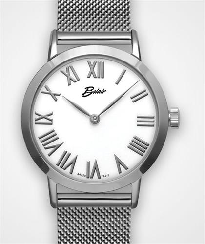 Belair Lady Dress wrist watches White Roman Dial A4420W M WHT