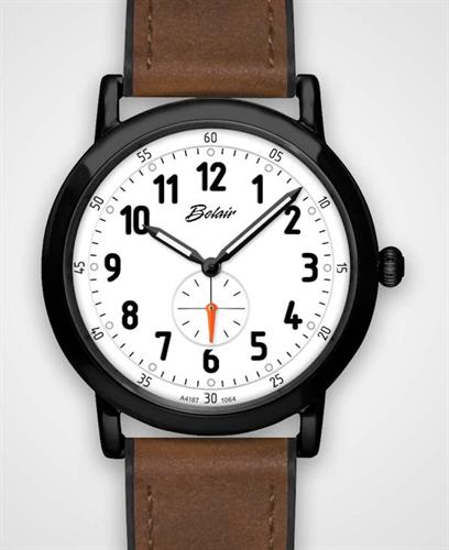 Belair Watches A4187BK/NS-WHT