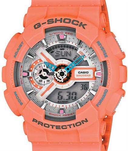 Casio G-Shock wrist watches - G-Shock Ana/Digi Orange GA110DN-4A.
