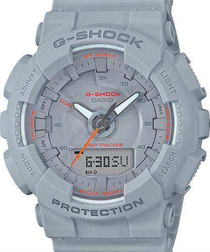 Casio G-Shock wrist watches - G-Shock Gmas130 Series Grey GMAS130VC-8A.