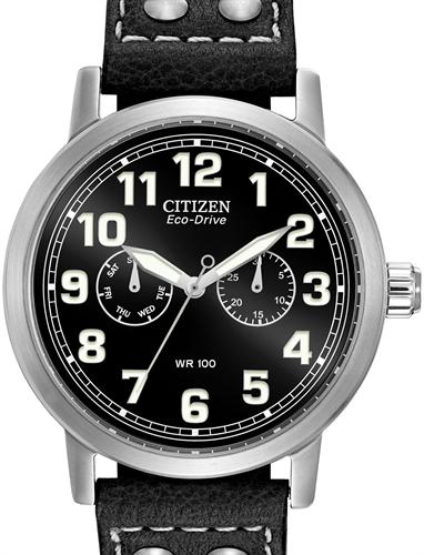 Citizen Everyday Sport wrist watches - Avion Eco-Drive Black AO9030-21E.