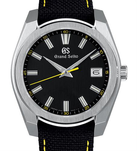 Grand Seiko Quartz wrist watches - Quartz Black/Yellow SBGV243.