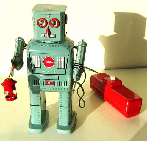 mecha robot electronic watch