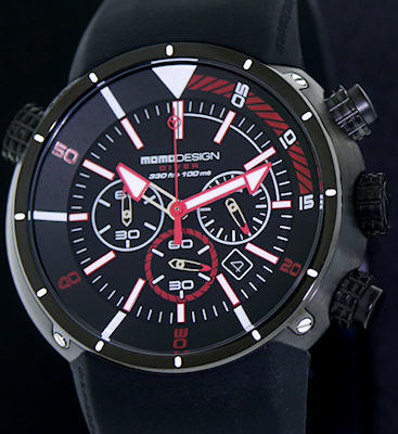 Momodesign Watches MD1005BK-04RD-BKRB