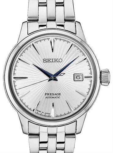 seiko silver dial watch