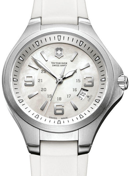 Victorinox Swiss Army Ladies wrist watches Base Camp White Mop Dial