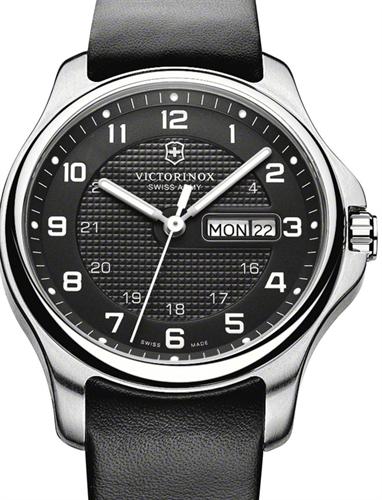 Victorinox Swiss Army I.n.o.x. wrist watches - Officer`s Day Date Black ...