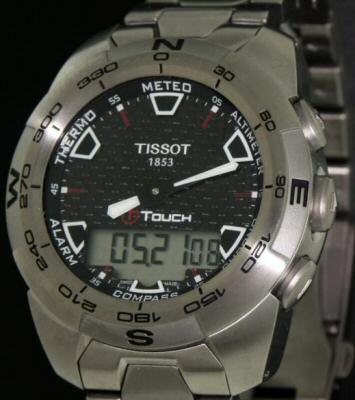 tissot t touch titanium strap