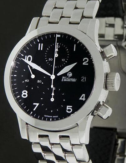 Tutima Pilot Fx wrist watches - Fx Polished Chronograph 788-06.