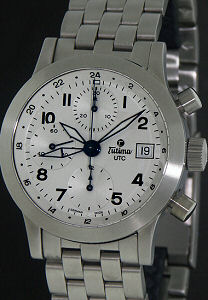 Tutima Factory Refurbished wrist watches - Fx Utc Chrono 2 Zones White